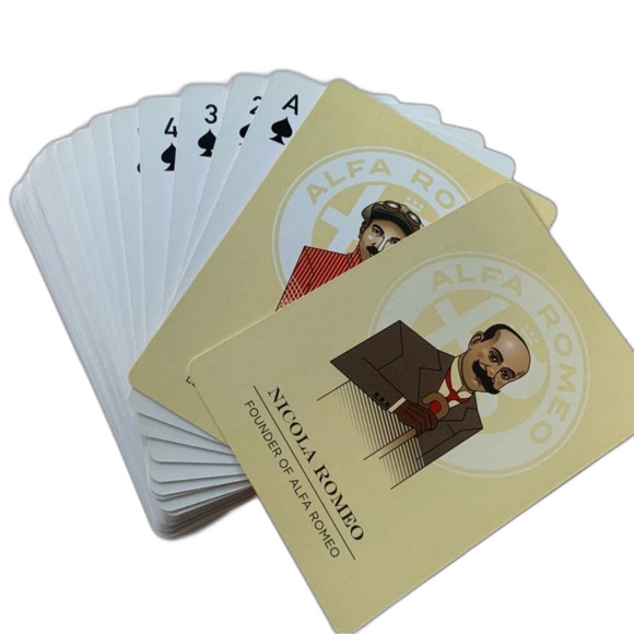Alfa Romeo Playing Cards Deck Car Memorabilia Collector Edition - Picture 12 of 12